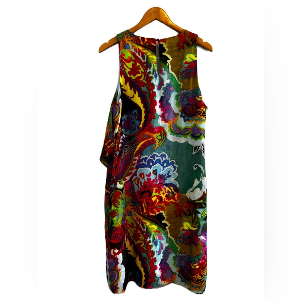 Lauren Ralph Lauren Sleeveless Chiffon Asymmetrical Drape Size 16 - Picture 2 of 6